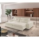 Ver imagem 1 de Sofá Hall Linho Dois Módulos de 120m B25cm Meu Sofá Online A302 Linho Branco