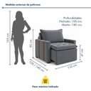 Ver imagem 3 de Kit 2 Poltronas do Papai Retrátil Base Madeira Maciça Paris
