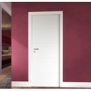 Ver imagem 2 de Folha de Porta Madeira Laqueada 210x80cm Frisada Casablanca