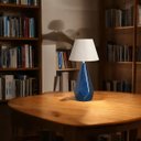 Ver imagem 2 de Abajur de Sala Grande para Decoração Gauss Azul Marbella