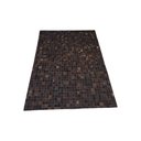 Ver imagem 3 de Tapete de Couro Quadriculado 2,00 X 1,50 M Café Escuro