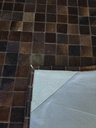 Ver imagem 5 de Tapete de Couro Quadriculado 2,00 X 1,50 M Café Escuro