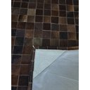 Ver imagem 5 de Tapete de Couro Quadriculado 2,00 X 1,50 M Café Escuro