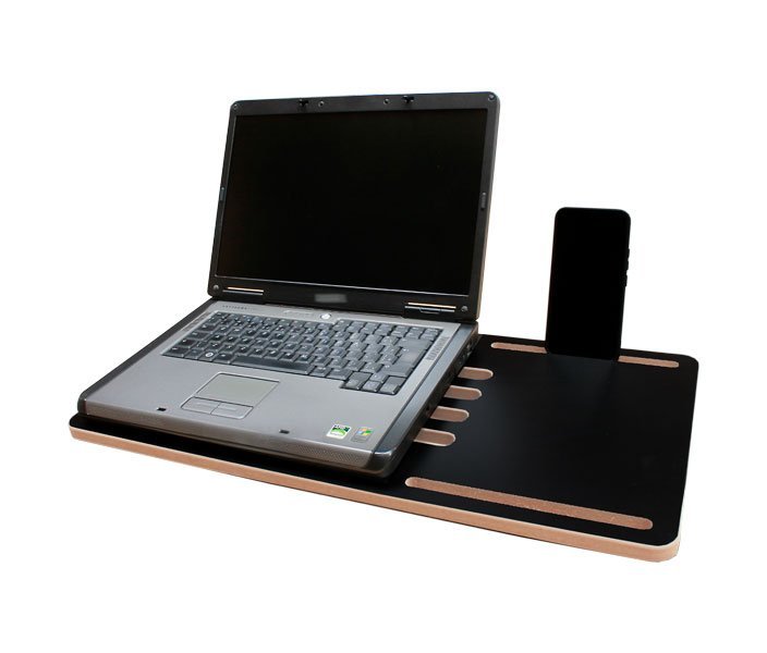 Bandeja de Colo Base Ergonômica para Notebook e Celular | MadeiraMadeira