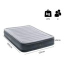 Ver imagem 6 de Kit 02 Colchão Casal Inflável Intex Dura Beam Comfort Plush com Bomba Elétrica Embutida