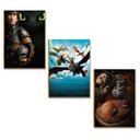 Ver imagem 5 de Kit 10 Placas MDF Decoração Quarto Infantil de Dragão PF10