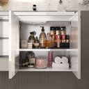 Ver mais imagens de Gabinete para Banheiro em Aço 3 Gavetas 81cm Damasco 