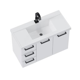 Gabinete para Banheiro em Aço 3 Gavetas 81cm Damasco  - 6