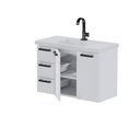 Ver imagem 5 de Gabinete para Banheiro em Aço 3 Gavetas 81cm Damasco 