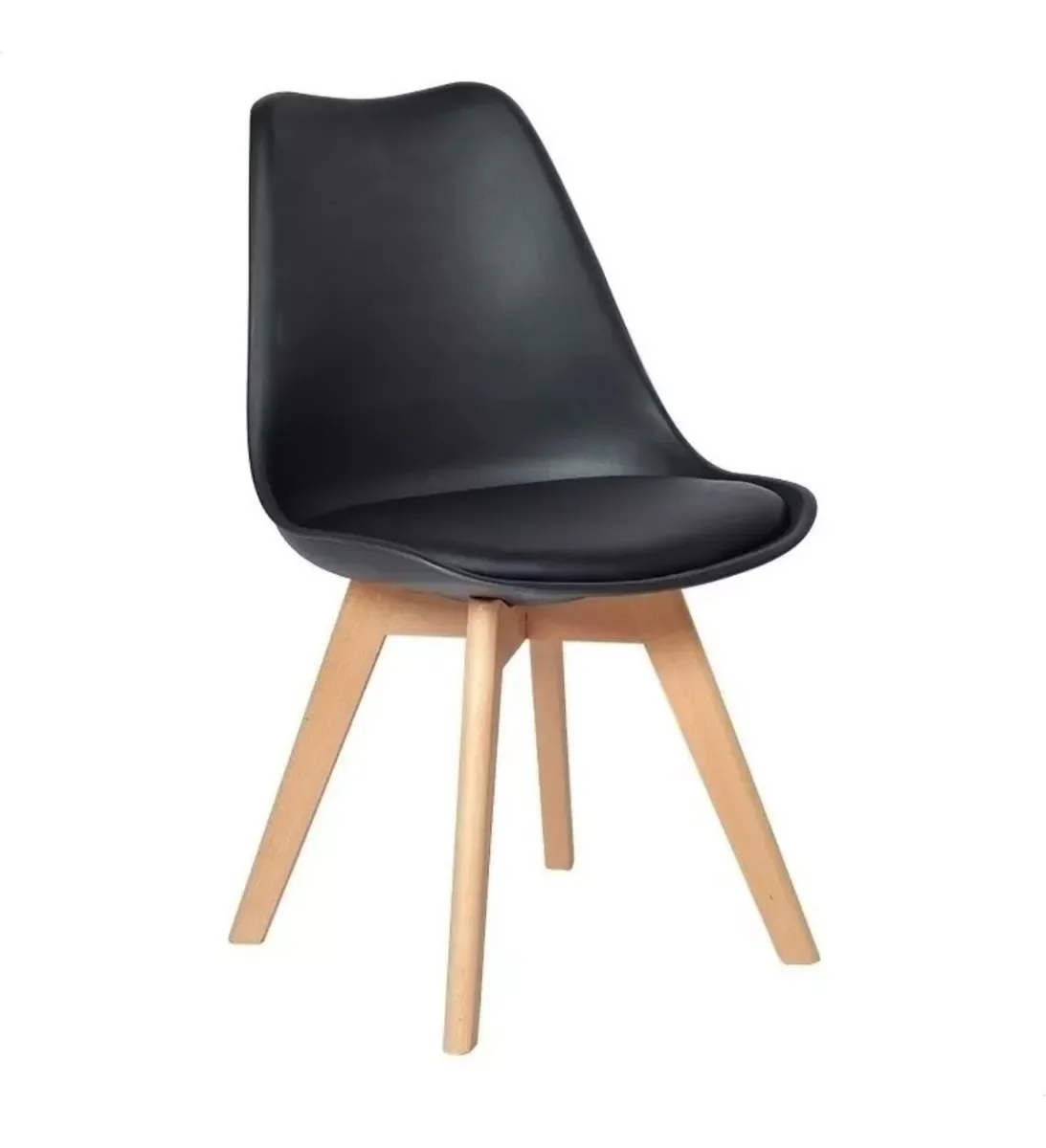 Ver imagem 6 de Conjunto Mesa de Jantar Sala Cozinha Eiffel 90cm com 4 Cadeiras Leda Sala Cozinha Cor Preto