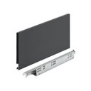 Ver imagem 1 de Gaveta Metálica Alta (30kg) 175x500mm Invisa Slim Soft Close Antracito Hafele 01 Conjunto