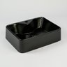 Cuba de Apoio Mármore Sintético Prisma Preto Fosco Móveis Bosi - 5