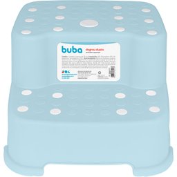 Degrau Duplo Antiderrapante Azul Buba 18019 - 3