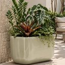 Ver imagem 1 de Vaso Jardineira Fibra de Vidro Lisboa Vietnamita 66,5cm Floreira Champagne Brilho