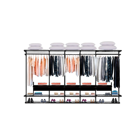 Closet Aramado - Linear Clr285 Gav Cor:preto;tamanho:3,70