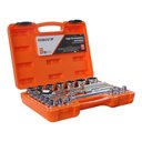 Ver imagem 2 de Jogo de Soquetes Estriados Encaixe de 1/2 com 22 Peças 8 À 32mm - Robust 060230