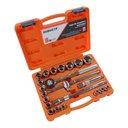 Ver imagem 1 de Jogo de Soquetes Estriados Encaixe de 1/2 com 22 Peças 8 À 32mm - Robust 060230