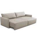 Ver imagem 1 de Sofá Retrátil Reclinável para Sala 4 Lugares 262cm Merano L06 Couro Fendi - Lyam Decor