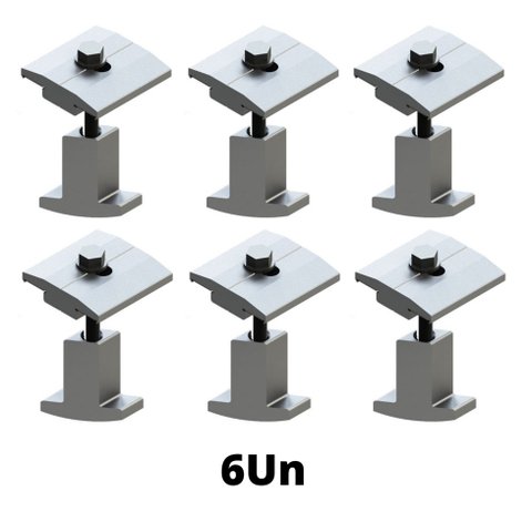 Fixador Grampo Intermediário Middle-Clamp Smart Solar Group - com 6Un