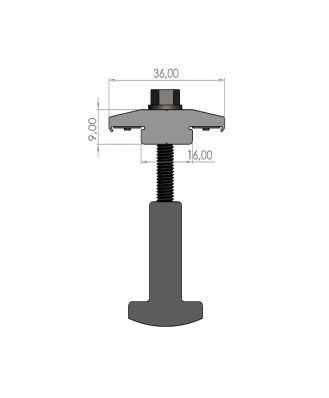 Fixador Grampo Intermediário Middle-Clamp Smart Solar Group - com 6Un - 3