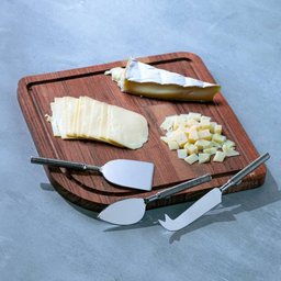 Conjunto 3 Facas para Queijo de Aço Inox Cabo Espiral Wolff - 7