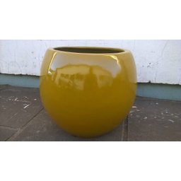 Vaso decorativo em fibra de vidro - Oval Menor - - 4