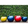 Vaso decorativo em fibra de vidro - Oval Menor - - 2