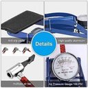 Ver imagem 5 de Bomba Ar Alta Pressao Pedal Manometro Encher Pneu Bola Boia Colchao Inflavel Bike Bicicleta Moto