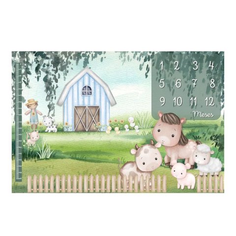 Lençol Painel Cenário de Foto Mêsversário Fazendinha Menino Minha Estrelinha Lençol Mesversario, Cen