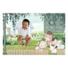 Lençol Painel Cenário de Foto Mêsversário Fazendinha Menino Minha Estrelinha Lençol Mesversario, Cen - 3