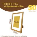 Ver imagem 5 de Kit 3 Porta Retrato 21x15 Quadro Paspatur Branco Fotos 15x10