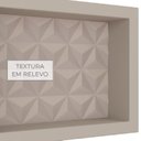 Ver imagem 4 de Nicho para Banheiro em Mármore Sintético Texturizado 40x30cm