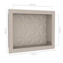 Ver imagem 3 de Nicho para Banheiro em Mármore Sintético Texturizado 40x30cm