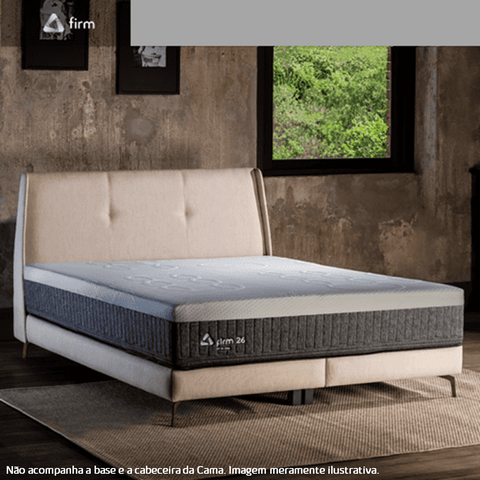 Colchão Solteirão Trinomio Trinomio Firm 26 - Solteiro-king 96x203x26