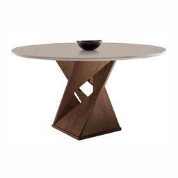 Conjunto Mesa Redonda com 4 Cadeiras Tampo MDF Barcelona Yescasa - 11