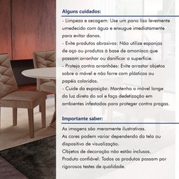 Conjunto Mesa Redonda com 4 Cadeiras Tampo MDF Barcelona Yescasa - 13