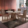 Conjunto Mesa Redonda com 4 Cadeiras Tampo MDF Barcelona Yescasa - 1