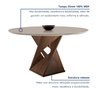 Conjunto Mesa Redonda com 4 Cadeiras Tampo MDF Barcelona Yescasa - 2