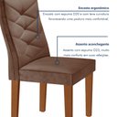 Ver imagem 7 de Conjunto Mesa Redonda com 4 Cadeiras Tampo MDF Barcelona Yescasa