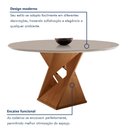 Ver imagem 4 de Conjunto Mesa Redonda com 4 Cadeiras Tampo MDF Barcelona Yescasa