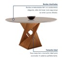 Ver imagem 6 de Conjunto Mesa Redonda com 4 Cadeiras Tampo MDF Barcelona Yescasa