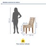 Conjunto Mesa Redonda com 4 Cadeiras Tampo MDF Barcelona Yescasa - 10