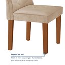 Ver mais imagens de Conjunto Mesa Redonda com 4 Cadeiras Tampo MDF Barcelona Yescasa