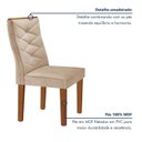 Ver imagem 7 de Conjunto Mesa Redonda com 4 Cadeiras Tampo MDF Barcelona Yescasa