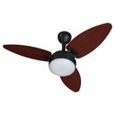 Ver imagem 2 de Ventilador de Teto Ventisol Elluz Inverter 60W 132cm 3 Pás Preto Bivolt