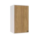 Ver imagem 1 de Armário Aéreo Celeste Kappesberg 100% Mdf 1 Porta Branco/nogueira 40cm