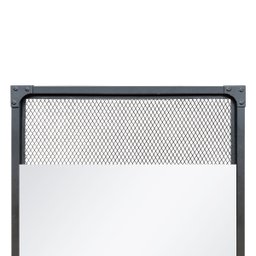 Espelho Decorativo de Chão Industrial Multi Preto 153x43cm Retangular - 2