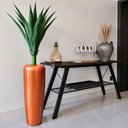 Ver imagem 2 de Vaso Decorativo Fibra de Vidro Florida P 65cm Cobre Brilho Lindo Vaso
