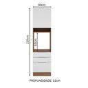 Ver imagem 4 de Torre Quente Stella 1 Porta 3 Gavetas Madesa