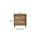 Ver imagem 3 de Balcão 2 Portas 80cm com Tampo Florença Marrom/Marromle/Sabbia